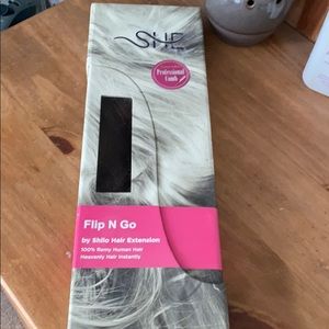 Halo hair extensions - 100% remi human hair.